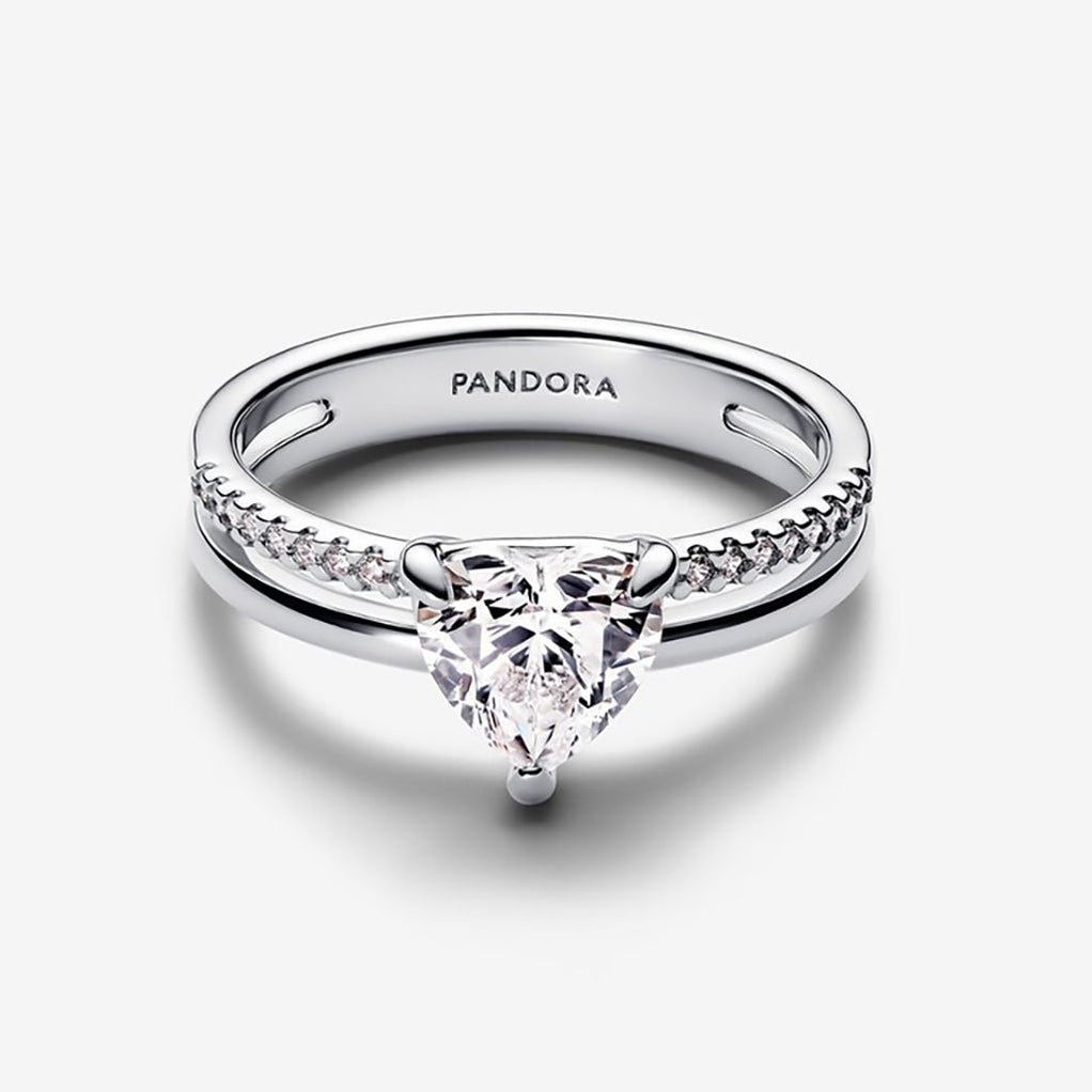 Hallmark Pandora Rings PANDORA : Double Band Heart Ring - Annies Hallmark and Gretchens ...