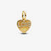 PANDORA : Engravable Love Heart Dangle Charm - PANDORA : Engravable Love Heart Dangle Charm