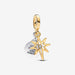 PANDORA : Engravable North Star Lab - grown Diamond Dangle Charm - PANDORA : Engravable North Star Lab - grown Diamond Dangle Charm