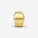 PANDORA : Golden Mini Murano Glass Charm - PANDORA : Golden Mini Murano Glass Charm