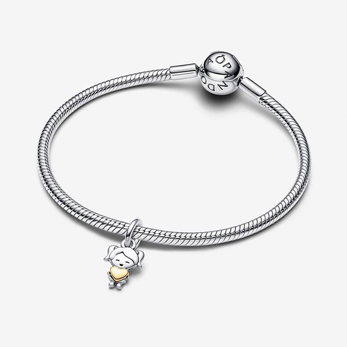 PANDORA : Happy Girl Dangle Charm - PANDORA : Happy Girl Dangle Charm