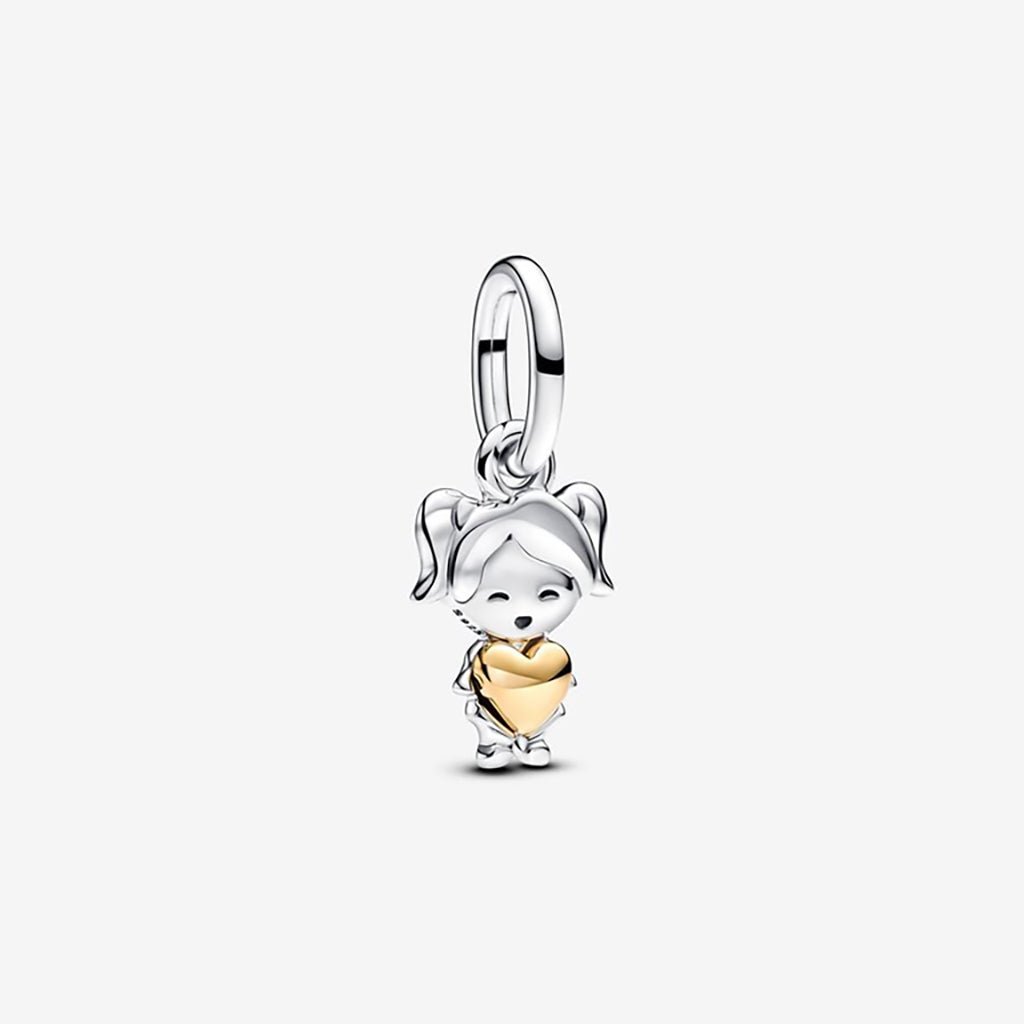 PANDORA : Happy Girl Dangle Charm - Annies Hallmark and Gretchens