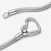 PANDORA : Heart Closure Snake Chain Necklace - PANDORA : Heart Closure Snake Chain Necklace