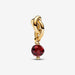 PANDORA : January Red Eternity Circle Dangle Charm - PANDORA : January Red Eternity Circle Dangle Charm