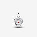 PANDORA : January Red Eternity Circle Dangle Charm - PANDORA : January Red Eternity Circle Dangle Charm