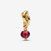 PANDORA : July True Red Eternity Circle Dangle Charm - PANDORA : July True Red Eternity Circle Dangle Charm