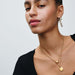 PANDORA : Linked Hearts Collier Necklace - Gold - PANDORA : Linked Hearts Collier Necklace - Gold