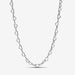 PANDORA : Linked Hearts Collier Necklace - Silver - PANDORA : Linked Hearts Collier Necklace - Silver