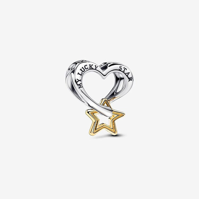 PANDORA : Lucky Star & Heart Charm - PANDORA : Lucky Star & Heart Charm