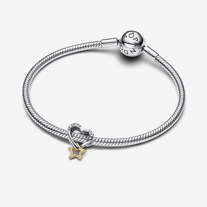 PANDORA : Lucky Star & Heart Charm - PANDORA : Lucky Star & Heart Charm