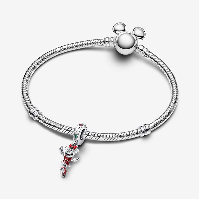 PANDORA : Minnie Mouse Ice Skating Dangle Charm - PANDORA : Minnie Mouse Ice Skating Dangle Charm