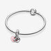 PANDORA : Mom Script Heart Dangle Charm - PANDORA : Mom Script Heart Dangle Charm