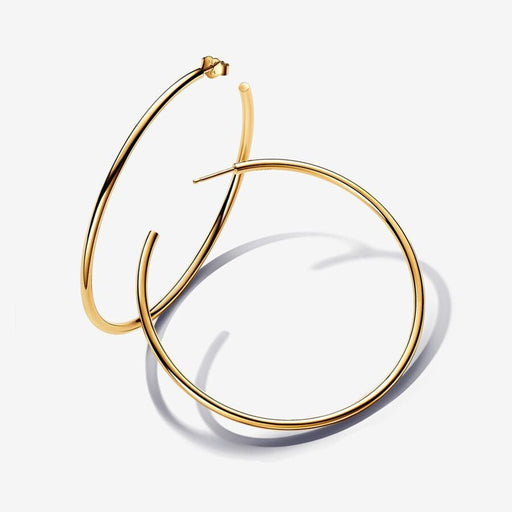 PANDORA : Open 65 mm Hoops Earrings in Gold - PANDORA : Open 65 mm Hoops Earrings in Gold