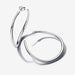 PANDORA : Organically Shaped 42 mm Open Hoop Earrings in Sterling Silver - PANDORA : Organically Shaped 42 mm Open Hoop Earrings in Sterling Silver