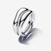 PANDORA : Organically Shaped Stacking Rings in Sterling silver - PANDORA : Organically Shaped Stacking Rings in Sterling silver