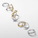 PANDORA : Organically Shaped Stacking Rings in Sterling silver - PANDORA : Organically Shaped Stacking Rings in Sterling silver