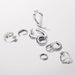 PANDORA : Organically V - shaped Open Hoop Earrings in Sterling Silver - PANDORA : Organically V - shaped Open Hoop Earrings in Sterling Silver