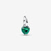 PANDORA : Pandora ME Green Chakra Heart Mini Dangle Charm - PANDORA : Pandora ME Green Chakra Heart Mini Dangle Charm