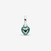 PANDORA : Pandora ME Green Chakra Heart Mini Dangle Charm - PANDORA : Pandora ME Green Chakra Heart Mini Dangle Charm