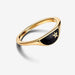 PANDORA : Pandora ME Halved Enamel Signet Ring - Gold - PANDORA : Pandora ME Halved Enamel Signet Ring - Gold