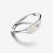 PANDORA : Pandora ME Halved Enamel Signet Ring - Silver - PANDORA : Pandora ME Halved Enamel Signet Ring - Silver