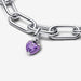 PANDORA : Pandora ME Purple Chakra Heart Mini Dangle Charm - PANDORA : Pandora ME Purple Chakra Heart Mini Dangle Charm