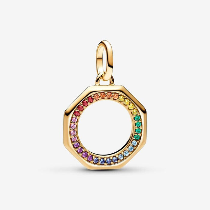 PANDORA : Pandora ME Rainbow Medallion Charm - Gold - PANDORA : Pandora ME Rainbow Medallion Charm - Gold