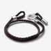 PANDORA : Pandora Moments Brown Braided Double Leather Bracelet - PANDORA : Pandora Moments Brown Braided Double Leather Bracelet