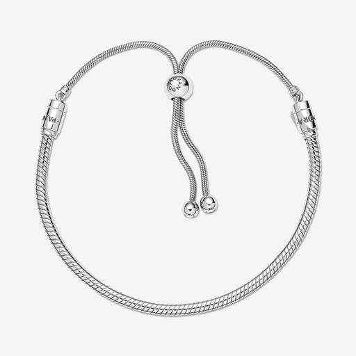 PANDORA : Pandora Moments Snake Chain Slider Bracelet - PANDORA : Pandora Moments Snake Chain Slider Bracelet