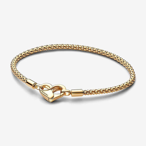 PANDORA : Pandora Moments Studded Chain Bracelet - Gold - PANDORA : Pandora Moments Studded Chain Bracelet - Gold