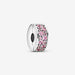 PANDORA : Pink Pavé Clip Charm - PANDORA : Pink Pavé Clip Charm