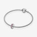 PANDORA : Pink Pavé Clip Charm - PANDORA : Pink Pavé Clip Charm