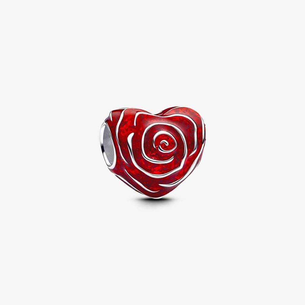 PANDORA : Rose Heart Charm - Annies Hallmark & Gretchens Hallmark