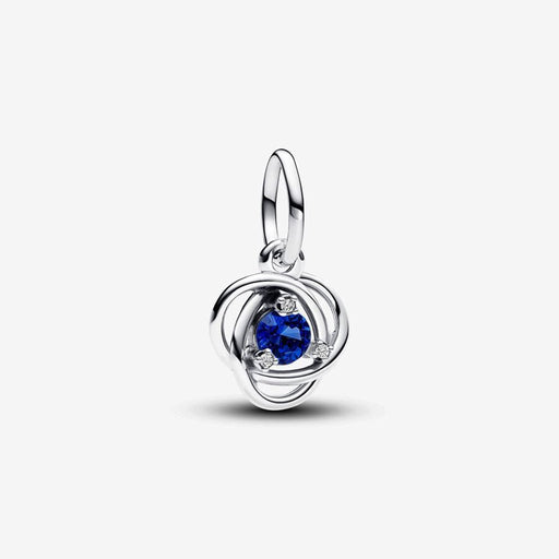 PANDORA : September Blue Eternity Circle Dangle Charm - PANDORA : September Blue Eternity Circle Dangle Charm