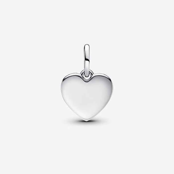 PANDORA : Silver Love Heart Dangle Charm - PANDORA : Silver Love Heart Dangle Charm