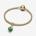 PANDORA : Snake Green Murano Glass Dangle Charm - PANDORA : Snake Green Murano Glass Dangle Charm