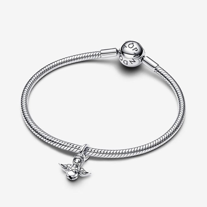 PANDORA : Sparkling Angel Dangle Charm - PANDORA : Sparkling Angel Dangle Charm