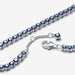 PANDORA : Sparkling Blue Tennis Bracelet - PANDORA : Sparkling Blue Tennis Bracelet