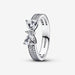 PANDORA : Sparkling Bow Double - row Ring - PANDORA : Sparkling Bow Double - row Ring