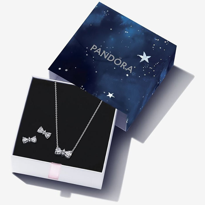 PANDORA : Sparkling Bow Jewelry Gift Set - PANDORA : Sparkling Bow Jewelry Gift Set