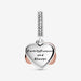 PANDORA : Sparkling Infinity Heart Dangle Charm - PANDORA : Sparkling Infinity Heart Dangle Charm