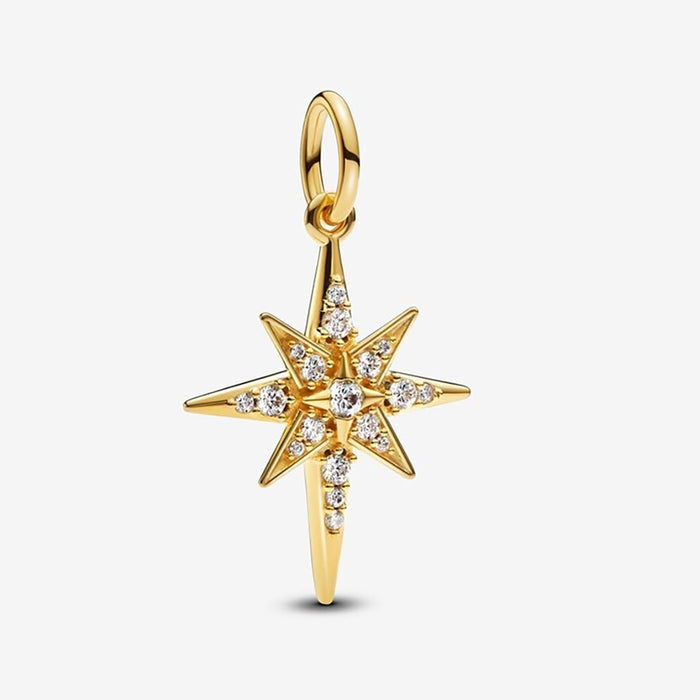 PANDORA : Sparkling North Star Dangle Charm - PANDORA : Sparkling North Star Dangle Charm