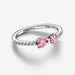 PANDORA : Sparkling Pink Bow Ring - PANDORA : Sparkling Pink Bow Ring