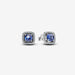 PANDORA : Sparkling Square Blue Halo Jewelry Gift Set - PANDORA : Sparkling Square Blue Halo Jewelry Gift Set