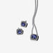 PANDORA : Sparkling Square Blue Halo Jewelry Gift Set - PANDORA : Sparkling Square Blue Halo Jewelry Gift Set