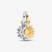 PANDORA : Splittable Sun & Moon Dangle Charm - PANDORA : Splittable Sun & Moon Dangle Charm