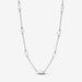 PANDORA : Treated Freshwater Cultured Pearl Station Chain Necklace - Sterling Silver - PANDORA : Treated Freshwater Cultured Pearl Station Chain Necklace - Sterling Silver