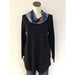 Parsley & Sage : Black Georgia Cowl Tunic - Parsley & Sage : Black Georgia Cowl Tunic