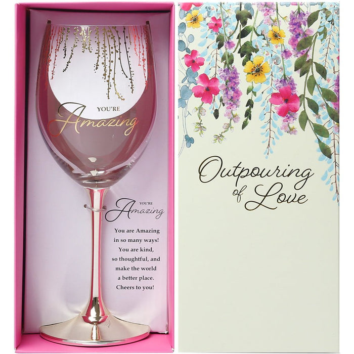 Pavilion Gift Co : Amazing Gift Boxed 19 oz Crystal Wine Glass - Pavilion Gift Co : Amazing Gift Boxed 19 oz Crystal Wine Glass