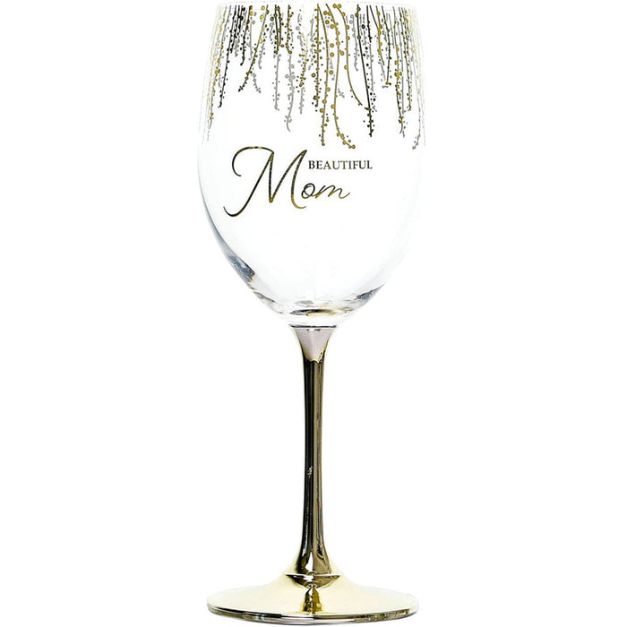 Pavilion Gift Co : Mom Gift Boxed 19 oz Crystal Wine Glass - Pavilion Gift Co : Mom Gift Boxed 19 oz Crystal Wine Glass